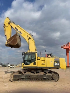 Excavadora Komatsu PC650 de segunda mano al por mayor, excavadora de cadenas usada de 65 toneladas, subasta de excavadoras, marca original japonesa - Product Image 5