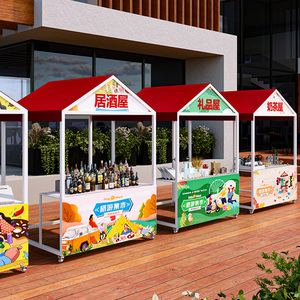 เต็นท์เหล็กกันแดดกลางแจ้ง2x2เต็นท์ชั้นวางของในตลาดกลางคืนสำหรับงานเทศกาลอาหารและงานเทศกาล - Product Image 2