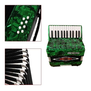 JELO IRT-1625 Bandonéon <span class=keywords><strong>concertina</strong></span> 16 basses 25 touches Clavier accordéon <span class=keywords><strong>Instrument</strong></span> accordéon pour débutants - Product Image 2