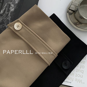 Abrigo de Gabardina Largo de Alta Calidad para Mujer, Color Sólido Otoñal, Talla Grande, Color Caqui, Doble Botonadura, con Cinturón, para Oficina - Product Image 5