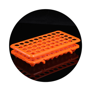 Support pour tubes à essai Xiangtai, 50 puits, en PP, résistant aux acides et aux alcalis, support pour tubes à centrifuger inversables, support pour tubes de prélèvement sanguin - Product Image 1