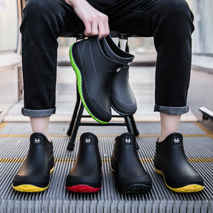 Zapatos <span class=keywords><strong>de</strong></span> Lluvia Impermeables Antideslizantes para Hombre, <span class=keywords><strong>Botas</strong></span> <span class=keywords><strong>de</strong></span> Lluvia <span class=keywords><strong>de</strong></span> Felpa para Adultos, Zapatos <span class=keywords><strong>de</strong></span> <span class=keywords><strong>Agua</strong></span> <span class=keywords><strong>de</strong></span> Protección Laboral <span class=keywords><strong>de</strong></span> Caña Baja, Venta al por Mayor - Product Image 2