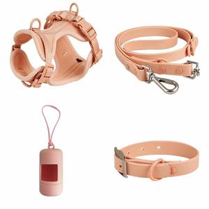 Professional Grade Neoprene Dog <b>Harness</b> Set Custom <b>Pet</b> Collar Shock Absorbing Leash Ergonomic Design No Pull Walking Helper - Product Image 2