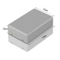 Contenitore Elettronico in Plastica ABS, Design PCB Personalizzato, Scatola di Giunzione Portatile, Grado di Protezione IP54, Certificato ISO9001, Hongfa HF-N-11 Light