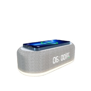 2025นาฬิกาปลุกดิจิตอล<span class=keywords><strong>4</strong></span> in 1, เครื่องชาร์จไร้สายแบบเร็ว15W พร้อมหน้าจอแบบมัลติฟังก์ชั่นพร้อมไฟกลางคืนแบบ LED ดีไซน์ใหม่ Ay - Product Image 1