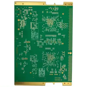 Fabricante chinês de PCB ODM/OEM/EMS HDI Verde TU-933 espessura 5.0 imersão ouro 24 camadas backplane de servidor de alta velocidade