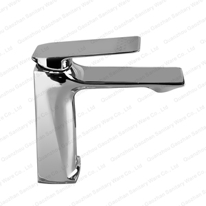 Sang Trọng Hiện Đại Khách Sạn Thiết Bị Vệ Sinh Sản Phẩm Phòng Tắm Hợp Kim Kẽm Sàn Gắn Lạnh Nước Nóng <span class=keywords><strong>Tap</strong></span> Van Gốm Cho Rửa Lưu Vực - Product Image 2