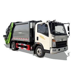 Ventes d'usine Sinotruk HOWO 4X2 Camion compacteur de déchets 4-6m³ pour la collecte des déchets résidentiels et le nettoyage urbain - Product Image 1
