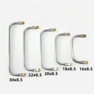 Fermoir de sac en alliage d'aluminium OEM - Clip de tube métallique réglable, boucle de quincaillerie pour la fabrication de sacs DIY - Product Image 5