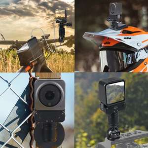 Untuk DJI dasar Set pengisi daya kamera, Kit dasar pengisian daya magnetik kamera dengan lubang 1/4 inci & lubang Arri untuk DJI Osmo Action 2 - Product Image 5