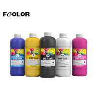 Fcolor Fabricante 1000ml Alta calidad 1L Tinta DTF de transferencia blanca para Epson L805 I3200 L1800 Xp600 Impresión en la ropa