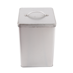 تخفيضات هائلة تصميم جديد طويل القامة حالة القصدير الغذاء الصف مربع القصدير علب الشاي المعدنية التعبئة والتغليف - Product Image 5