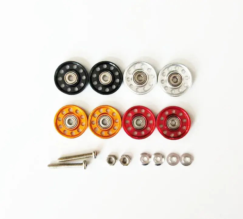 95301 Lightweight 13mm Aluminum Ball Race Rollers Spare Parts For Mini 4WD Car Model