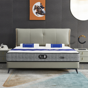 Letto Moderno a Doppio Strato con Rivestimento in Pelle PU, Imbottito in Spugna, per Una o Due Persone, Dimensioni Standard - Product Image 2