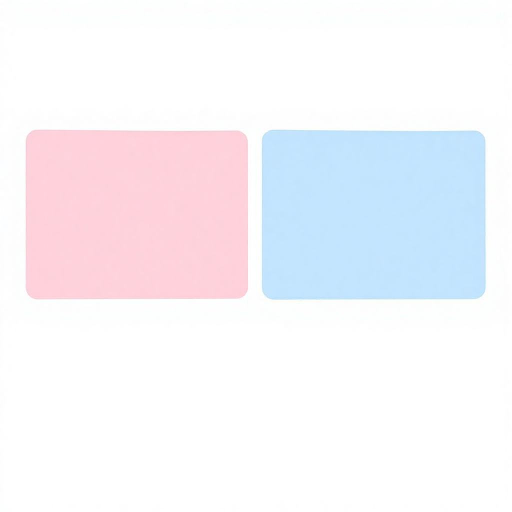 Bloc vierge coloré 40*30 - bleu nordique