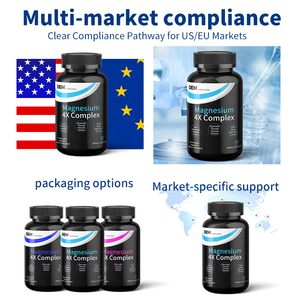 Cápsulas de Magnesio 4X Complex, Cumplen con las Normas de EE. UU./UE, cGMP/Ley Alimentaria de la UE |   Proveedor de Marca Privada para Clientes Transfronterizos - Product Image 5