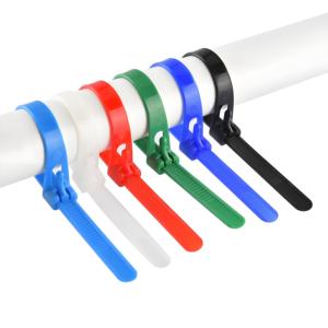 Bridas de <span class=keywords><strong>Cable</strong></span> Reutilizables de Nylon de Alta Calidad con Certificación CE/ROHS, 8x600mm, Bridas de Amarre de 7.6x600mm - Product Image 3