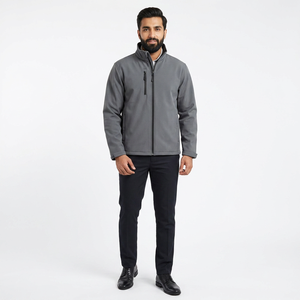 Chaqueta Softshell Personalizada 2026 para Hombre, Talla XXL, Cuello Alto, Resistente al Agua y al Viento, Diseño con Cremallera, Ropa Casual de Invierno para Senderismo al Aire Libre - Product Image 1