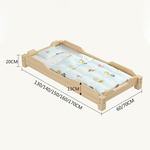 Montessori berceau en bois <span class=keywords><strong>pour</strong></span> bébé garderie meubles pépinière centre d'apprentissage préscolaire espace de couchage bébé chambre configuration - Product Image 2