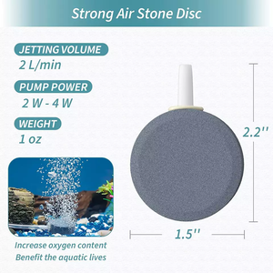 Bomba aeradora de bolha de ar 40mm, 4cm, pedra de ar para aquário, placa de oxigênio hidropônica - Product Image 3