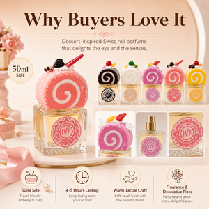 <span class=keywords><strong>Parfum</strong></span> inspiré des desserts personnalisés 50ml, <span class=keywords><strong>parfum</strong></span> gâteau roulé mignon, <span class=keywords><strong>parfum</strong></span> sucré longue durée - Product Image 5