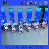 Pantalla LED Vertical Programable, Señalización Digital, Columna LED Independiente, Letrero Publicitario Comercial
