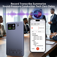 Grabadora de Voz Inteligente con IA, Transcripción de Voz, Reducción de Ruido, ChatGPT, MP3, 32kbps, 35 Horas de Grabación, 152 Idiomas, 32GB/64GB