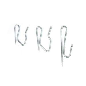 Crochets <span class=keywords><strong>de</strong></span> <span class=keywords><strong>rideau</strong></span> <span class=keywords><strong>de</strong></span> <span class=keywords><strong>douche</strong></span> en acier inoxydable en gros, écologiques et durables, en fil métallique formé, à fixation par épingle - Product Image 6