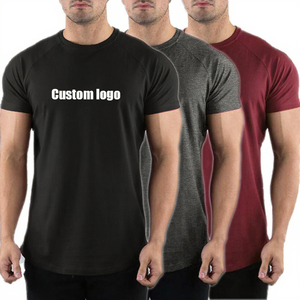 Men's Gym <strong>Compression</strong> <strong>Shirt</strong> 95% Cotton 5% Spandex Regular Fit Blank Solid <strong>Black</strong> Quick Dry Fitness T-<strong>Shirt</strong> Casual Style - Product Image 3