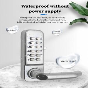 Ngoài trời <span class=keywords><strong>Keyless</strong></span> khóa cửa bền không thấm nước chống trộm tính năng phổ biến mật khẩu mã bảo mật <span class=keywords><strong>push</strong></span> <span class=keywords><strong>button</strong></span> <span class=keywords><strong>Keyless</strong></span> cơ khí - Product Image 3