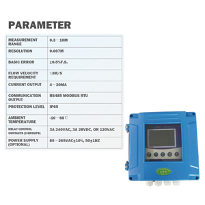 Medidor de Interfaz Lodo-Agua Ultrasónico MTW-RJ03 OEM, Pantalla LCD TFT de 3.5 Pulgadas, IP65, RS485, 4-20mA, Alarma de Relé, 1 Año de Garantía, 0.3-10m - Product Image 5
