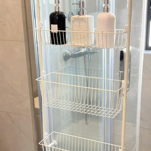 Multi Layer Storage Rack 60X70cm Wall Mounted Bathroom Organizer Hanging Shelf Durable <b>Rectangular</b> Shape - Product Image 4
