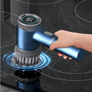 Cepillo eléctrico de limpieza inalámbrico 5 en 1, cepillo de limpieza eléctrico de 3 velocidades, cepillo de limpieza giratorio, cepillo de cocina, limpiador eléctrico para el hogar - Product Image 5