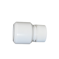 Flacon à pilules en HDPE blanc de 20 ml avec bouchon à vis |   Mini-contenant de dosage solide pour comprimés et capsules |   Couleur et logo personnalisés |   Pharmacie
