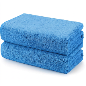 Serviette de lavage de voiture VANTUR personnalisée en microfibre 1200 g/m² à séchage rapide 60x90 cm ultra absorbante pour l'entretien et le detailing automobile, douce avec logo imprimé - Product Image 1