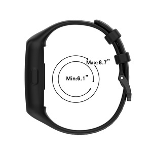 Bracelet de montre en silicone de couleur unie pour Huawei <span class=keywords><strong>Band7</strong></span>/6/honor Band, accessoires pour montre intelligente - Product Image 4