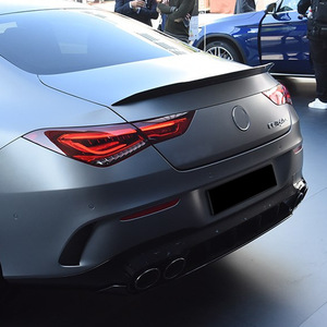 Mercedes-Benz CLA-Class Rear Spoiler Piano <b>Black</b> ABS Ducktail <b>Trunk</b> Lip 2020+ - Product Image 3