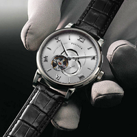Montre automatique PONIGER P6.83 41 mm, boîtier 316L, 21 rubis, réserve de marche 42H, petite seconde, aiguilles lumineuses, 50M