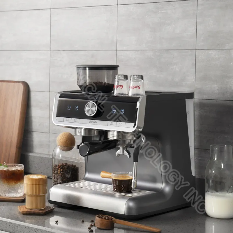 ग्राइंडर एस्प्रेसो कॉफी मशीन निर्माता के साथ स्वचालित एक्सप्रेस