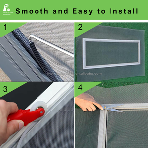 JINDI 48 in X 100 ft <strong>Roll</strong> 18x16 Mesh Fiberglass <strong>Mosquito</strong> <strong>Net</strong> E Glass No Smell Modern Design Outdoor Window Screen Quick Ship - Product Image 6
