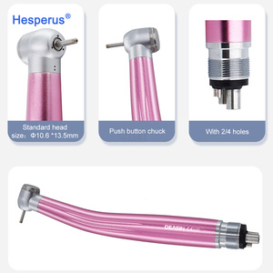 Unidad de turbina de aire, pieza de mano <span class=keywords><strong>Dental</strong></span> colorida de alta velocidad, 2/4 agujeros, alta calidad - Product Image 6