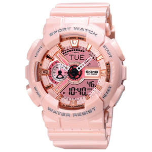 Montres sportives numériques électroniques pour femmes, nouveau design, chronographe, étanches, analogiques et numériques, pour étudiantes - Product Image 6