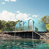 Maison préfabriquée en dôme EPS Conteneur extensible Maison verte pour hôtels Resorts Villas Appartements Bureaux Magasins