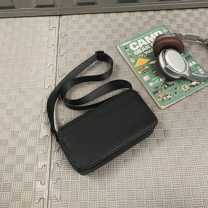 Bolso de Cintura de Cuero PU de Alta Calidad para Hombre, Bolso Bandolera con Cierre de Cremallera, Bolsos de Hombro Tipo Mensajero para Uso Diario - Product Image 4