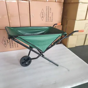 Trọng lượng nhẹ Heavy Duty gấp xe cút kít với Bag Cart vườn xe cút kít