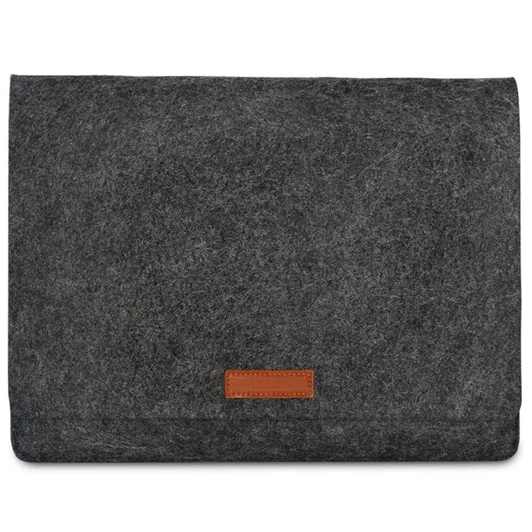 Custom Felt Laptop Sleeve 11 12 13 14 15 Inch Computer messenger Sleeve Case Bag