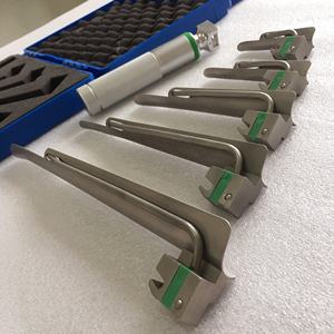 Set laringoskop hewan baja tahan karat yang dapat dipakai ulang untuk klinik hewan dan perawatan darurat - Product Image 5