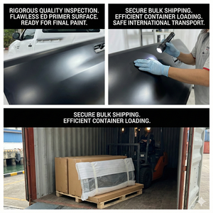 Puerta Trasera (Apertura Central, Sin Orificios) para Toyota HILUX <span class=keywords><strong>VIGO</strong></span> Cabina Simple 2005-2012, Piezas de Repuesto Directas para Carrocería - Product Image 4