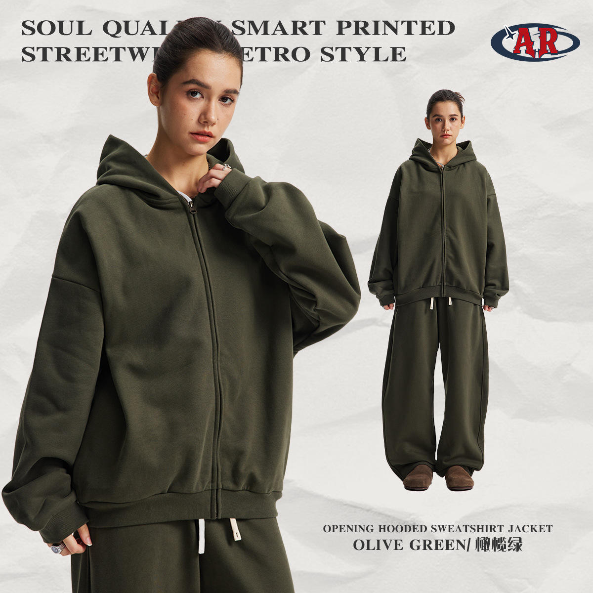 เสื้อ F08-สีเขียวมะกอก