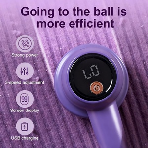 Éliminateur de bouloches électrique rechargeable USB avec lames en acier inoxydable et dispositif d'aspiration pour pulls et vêtements - Product Image 3